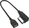 AMI to USB Cable for Audi Audio Music Interface Adapter, MDI USB AUX Flash Drive Adapter Cord for Car VW Audi 2014 A4 A6 Q5 Q7...