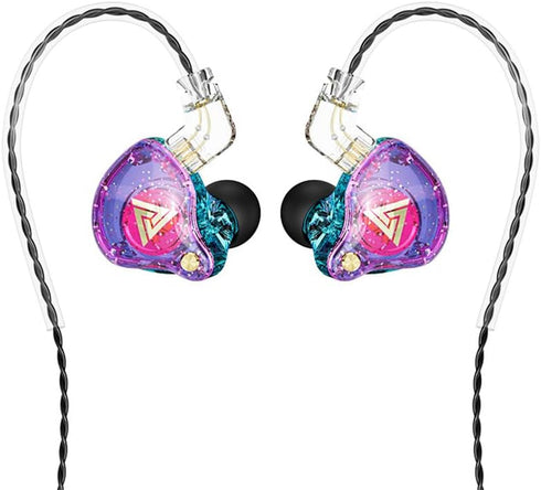 QKZ AK6 PRO Wired Earphone, 11mm Strong Magnetic Dynamic Headphone, Sports Running Earbuds, in Ear DJ Music Headset with Microphone (Colorful)...