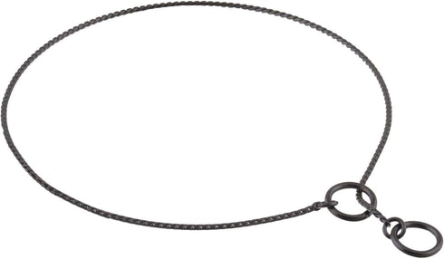 Alvalley Metal Chain Dog Show Collar - Pet Slip Collar for Shows - Fine Brass Snake Chain Collar - Adjustable for Toy, Small, Medium, Large, and E...