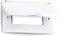 SIGMA ENGINEERED SOLUTIONS 14249WH Weatherproof Outdoor GFCI Outlet Cover, White, Metal, 1-Gang, Horizontal...