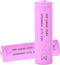 2 Pack 3.7 Volt Rechargeable Battery 3000mAh Li-ion Button Top Battery for Flashlights, Headlamps, Doorbells, RC Cars (Pink)...