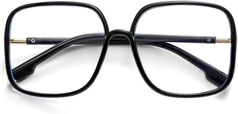BIGGY Oversized Square Blue Light Blocking Glasses - Ultralight Anti Eyestrain | Reduce Eye Strain Nerd Glasses, Reading book/TV/Computer/Gaming F...