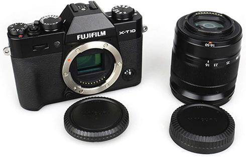 (2 Pack) Fuji X Mount Lens Rear Cap, X Mount Body Cover, Camera Sensor Protective Cap, Compatible with Fujifilm X-Pro2 X-Pro3 X-E3 X-E4 X-T1 X-T2 ...