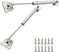 LLJJLXZCD11.4-inch 2-Piece, 150N/33Ibs Lift Bracket, air strut, Cabinet Hinge, Toy Box Hinge and lid Bracket, Pneumatic Shock Absorbent Soft Closi...