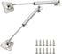 LLJJLXZCD11.4-inch 2-Piece, 150N/33Ibs Lift Bracket, air strut, Cabinet Hinge, Toy Box Hinge and lid Bracket, Pneumatic Shock Absorbent Soft Closi...