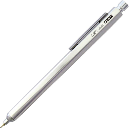 Auto GS01-S7-SV Oil-based Ballpoint Pen, GS01, Silver...