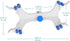 StonyLab Aluminum Double Burette Clamp, Adjustable Double Burette Clamp Buret Clamp Butterfly Style Spring Loaded Lab Accessory for Laboratory...