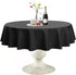 Softalker Round Tablecloth, Waterproof & Stain Resistant Table Cloth Wrinkle Free Fabric Washable 210GSM Polyester Table Cover for Dining/Party/Ou...