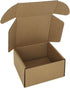 50 Pack 4x4x2'' Small Shipping Boxes, Corrugated Cardboard Mailers for Business, Kraft (CM442K)...