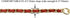 HAHIYO Mini Purse Chain Strap Slim Wide 8mm for LV Length 31.5 inches Extra Thick 4.5mm Red Leather Gold Hardware for Shoulder Cross Body Sling Ha...