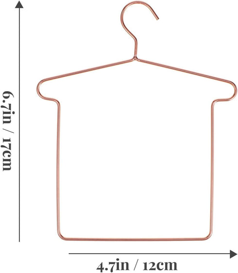 5 Sets Doll Hanger Clothes Hanger Accessories Little Hangers Mini Hangers Coat Hanger Dress Outfit Girl Dolls Doll Stands for 18 Inch Dolls Iron B...