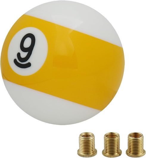 Billiards Shift Knob Driving Handle Lever Round Ball Cool Gear Stick Shifter Knobs Transmission Fit Most Cars Trucks SUV Automatic Manual Vehicle ...