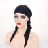 Womens Turban Chemo Hat Head Scarves Slip-On Pre-Tied Headwear Bandana Sleep Hair Cover...
