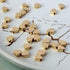200 Pcs Heart Shape Spacer Beads Small Hole Metal Spacer Beads for Making Bracelet Necklace Earring Accessories DIY Handmade Craft (100 Gold+100 S...