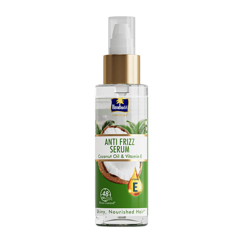 Parachute Advansed Anti-Frizz Hair Serum for Women with Coconut Milk & Vitamin E| For 48 Hour Frizz Control| Repairs Damage & Nourishes Hair| 3.3 ...