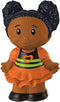 Replacement Part for Little People Tessa and Pumpkin Halloween Playset - CJD01 ~ Replacement Little Girl Tessa Figure in Orange and Black Dress wi...