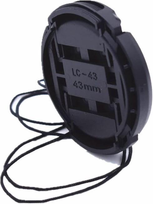 43mm Front Lens Cap (43mm Camera lens cap) Compatiable All Brands Ø43mm Camera Lens and Other Lenses with 43mm Filter Thread....