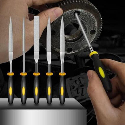 10 Pieces Mini Handheld Diamond Needle File Various Shape Raft Needle Rasper Metal Cutting Tool Glass Agate Jewelry Buffing Set(4X160mm)...