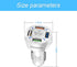 2Pack Car Charger Adapter, 4-Port USB QC 3.0 Fast Phone Charger Adapter, 32V Quick Charging LED Light Display, Universal Compatible with iPhone 13...
