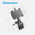 Car Phone Holder Mount, 360 Degree Rotation, Dashboard and Rearview Mirror, Compatible with iPhone, Samsung, Huawei, Nokia, LG, 4-7 Inch Smartphon...