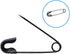 1,000Pcs Nickel-Plated Small Safety pins, 19mm Small Metal Sewing Clothing Accessories Decorative Fixed Safety pins (Black)...