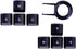Arrow Keys ???? Replacement Keycaps for Logitech G810 G413 G310 G910 G613 Keyboard Romer G (Up Down Left Right Keys) (Black)...