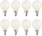 Frosted E12 LED Light Bulbs 25-Watt Equivalent, Warm White 2700K, 2W G15/G50 Globe LED Bulb for Beside Lamp Ceiling Fan Pendant Lights Chandelier ...