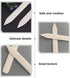 MAGICLULU Laundry Stain Remover Fabric Scraper Clothes Scraper Fur Remover Dog Hair Brush for Carpet Lint Cleaner Clothes Hair Removers Clothes Sp...