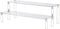 ihomecooker Clear Acrylic Display Riser 2 Tier Cupcake Stand Shelf for Decoration and Organizer...