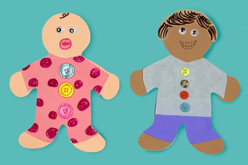 Hygloss Products - 68207 People Paper Cut Outs Culturally Diverse Family, Cardstock, 7" Mommy-24 ct, 7-Inch, Assorted 24 Count...