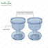 HealthAndYoga™ ChillEyes Transparent Eye Wash Cups for Effective Eye Cleansing - with Storage Container - Eye Shaped Rim, Snug Fit (2 Pcs.)...