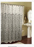 Romance Lace Fabric Shower Curtain with an Attached Valance, 70 X 72 Long...