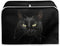 3D Black Cat Toaster Cover Slice Wide Slot, Cute Kitten Kitchen Appliance Cover, Aesthetic Animals Art Universal Size Microwave Toaster Oven Cover...
