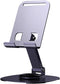 Phone Stand Metal Holder Cellphone Mini Tablet Pad 360° Rotation Phone Stand Foldable Scalable Office Desk Adjustable Portable for Travel......