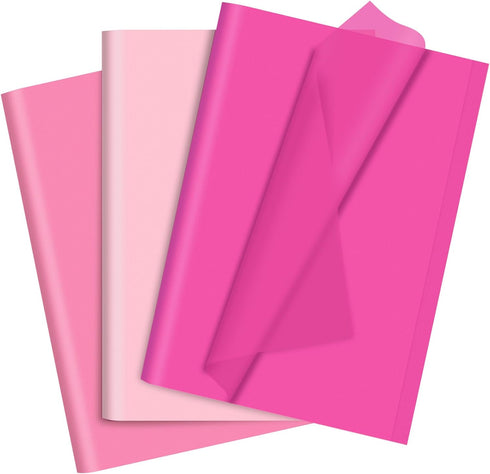 90 SheetsMixed Pink Tissue Paperfor Packaging Gift Bags Decoration, Wrapping Tissue Paper Bulk for DIY Art Crafts Birthday Wedding Halloween, 12 X...