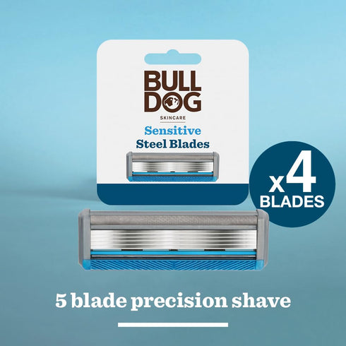 Bulldog Skincare Sensitive Bamboo Razor Blades x4...