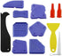 12 Sets Blue Silicone Caulking Tools Set Kit Sealant Finishing Tool Grout Scraper for Kitchen Bathroom Floor Window Sealant Sealing Sink Joint...