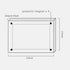 Clear Acrylic Photo Frame,Magnetic Perspex Picture Holders Table Standing Double Side Displays (2.5x3.5)...