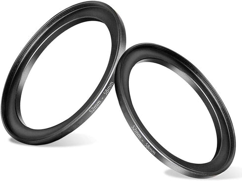 52-58(52mm Lens to 58mm Filter) Step-up Aerometal Camera Lens Filter Adapter Ring?Fire Rock Aviation Aluminum Alloy 52mm-58mm Step Up Ring for Fil...