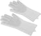 Pet Grooming Gloves, Heat Resistant Silicone Dog Cat Bathing Washing Mitts with High-Density Teeth and Enhanced Five Finger Design, Massaging Hair...