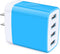 iPhone 13 Charger Block Fast Charging 4.8A Multi Port USB Charger Wall Plug Power Adapter Charging Box Cube Brick for iPhone 15/14/13/12/11 Pro Ma...