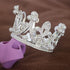 Pearl Crystal Princess Crown - Mini Rhinestone Bridal Wedding Newborn Baby Crown - Silver...