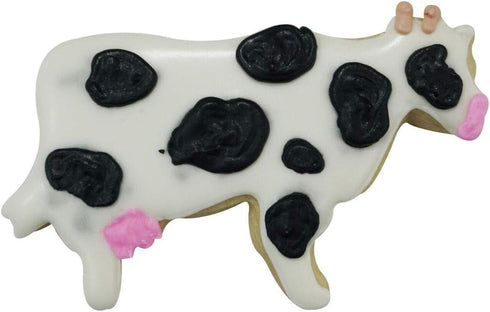 NCS Farm Animals Cookie Cutter Set - Pig 3.75", Rooster 4", Cow 3.75", Horse 4" - 4 Piece - Tinplated Steel...