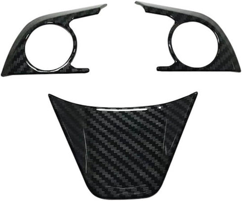 for 2018 2019 2020 2021 Toyota Camry ABS Accessories Steering Wheel Panel Cover Fit for Carmy Interior Trims Carbon Fibre...