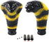 Gear Shift Knob, Universal Gear Shift Knob Snake Shape Shift Knob Handle Shifter Lever Stick with 3 Adapters Knob Personalized Car Shift Handle fo...