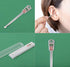 Ear Cleaning Removal Value Kit - 1X Silver Plated Ear Wax Pick + 2X Handmade Bamboo Ear Wax Picks, Set of 3...