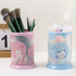 School Supplies,Pencil Holder for Desk Organizers,Cute Pencil Cup,Plastic Pen Cup,Portable Detachable Pen Holder,For Boys,Girls,kids,Teen(4Pack,Bl...