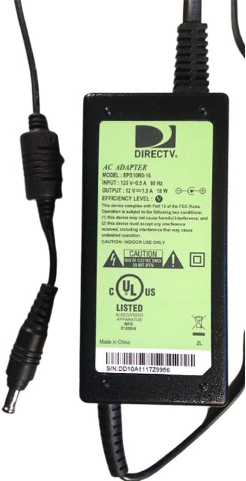 SatelliteSale Genuine Directv AC Adapter Power Supply Charger 12V 1.5A 18W Model: EPS10R0-16...