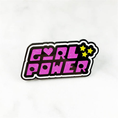 GIrl Power Enamel Pins Feminism Metal Cartoon Brooch Backpack Hat Bag Collar Lapel Badge Men Women Fashion Jewelry Gifts for Women Empowerment Bro...