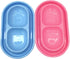 Ant Proof Cat Dish Pet Feeder 32 Oz Food Water Bowl for Small Medium Size Dogs Cats (Pink,M)...